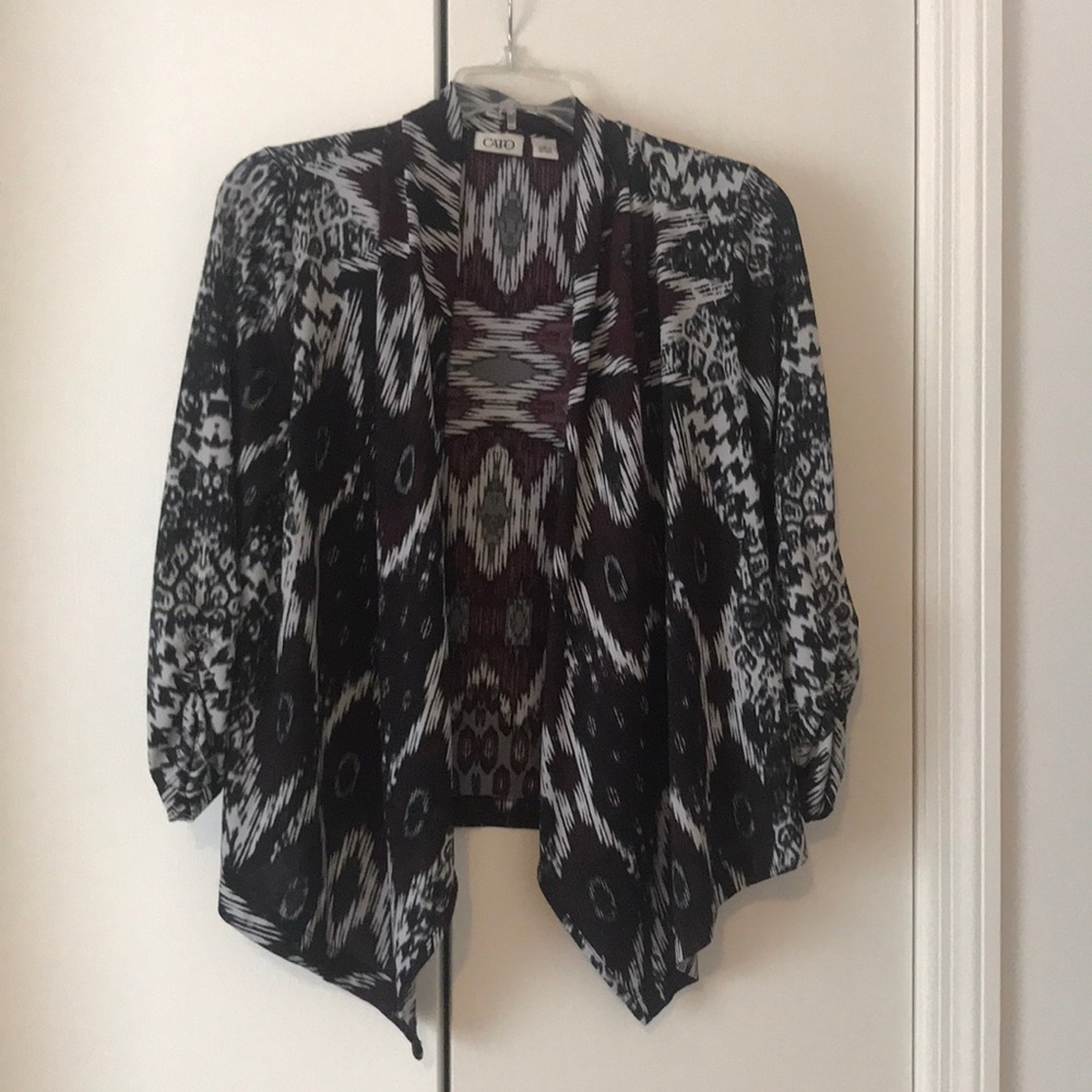 3 quarter sleeve length cardigan